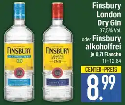 E-Center Finsbury London Dry Gin oder Finsbury alkoholfrei Angebot
