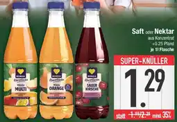E-Center Edeka Herzstucke Saft oder Nektar Angebot