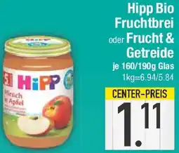 E-Center Hipp Bio Fruchtbrei oder Frucht & Getreide Angebot