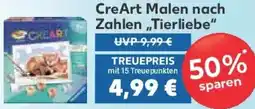 E-Center Ravensburger CreArt Malen nach Zahlen ,,Tierliebe" Angebot