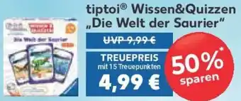 E-Center Ravensburger tiptoi Wissen&Quizzen ,,Die Welt der Saurier" Angebot