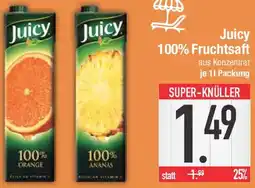 E-Center Juicy 100% Fruchtsaft Angebot