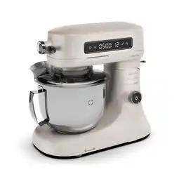Netto Marken-Discount Chiara Küchenmaschine 1600 Watt 12 Stufen Edelstahlschüssel LCD-Display inkl. Zubehör Sand Angebot