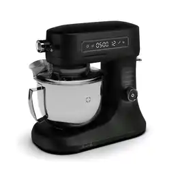 Netto Marken-Discount Chiara Küchenmaschine 1600 Watt 12 Stufen Edelstahlschüssel LCD-Display inkl. Zubehör Schwarz Angebot