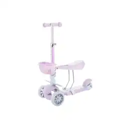 Netto Marken-Discount Makani Kinderroller BonBon 3 in 1, Dreirad, LED-Vorderräder, höhenverstellbar lila Angebot