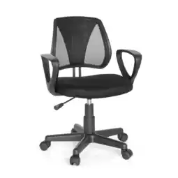 Netto Marken-Discount hjh OFFICE Kinderdrehstuhl KIDDY CD Stoff / Netzstoff mit Armlehnen Angebot