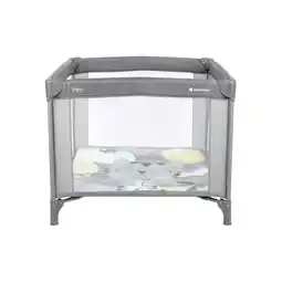 Netto Marken-Discount Kikkaboo Laufstall Enjoy Reisebett klappbar, Matratze, Sichtfenster, Tragetasche hellgrau Angebot