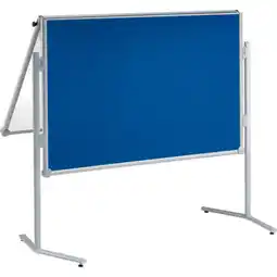 Netto Marken-Discount MAUL Moderationstafel MAULpro, klappbar - Textil blau /Whiteboard Angebot