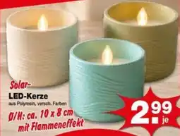 Krümet Sonderposten Solar-LED-Kerze Angebot