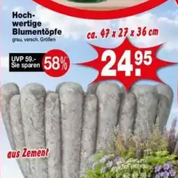 Krümet Sonderposten Hochwertige Blumentöpfe Angebot