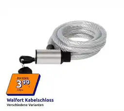 Action Walfort Kabelschloss Angebot