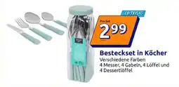 Action Besteckset in Köcher Angebot