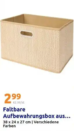 Action Faltbare Aufbewahrungsbox Angebot
