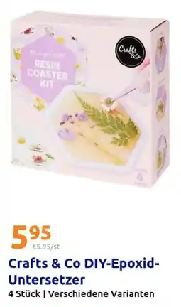 Action Crafts & Co DIY-Epoxid-Untersetzer Angebot