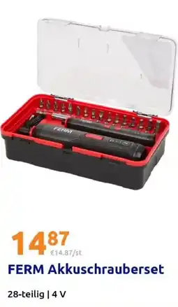 Action FERM Akkuschrauberset Angebot