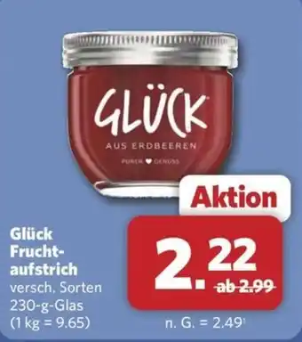 Glück Fruchtaufstrich