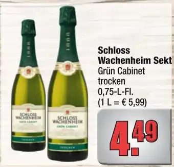 Profi Getränke Schloss Wachenheim Sekt Grün Cabinet trocken Angebot
