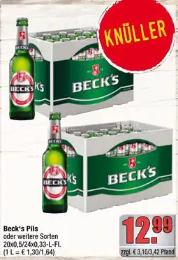 Profi Getränke Beck's Pils Angebot