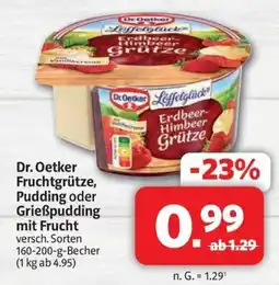 Markant Dr. Oetker Leffelglück Erdbeer-Himbeer Grütze Angebot