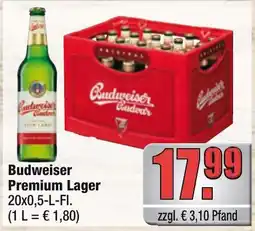 Profi Getränke Budweiser Premium Lager Angebot