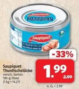 Markant Saupiquet Thunfischstücke Angebot