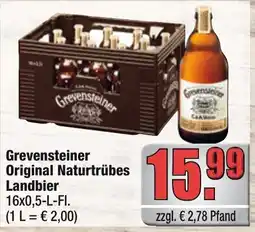 Profi Getränke Grevensteiner Original Naturtrübes Landbier Angebot