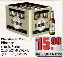 Profi Getränke Warsteiner Premium Pilsener Angebot