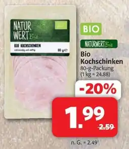 Markant NATURWERT Bio Bio Kochschinken Angebot