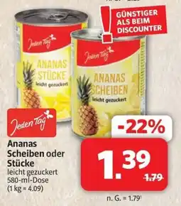 Markant Jeden Tag Ananas Scheiben oder Stücke Angebot