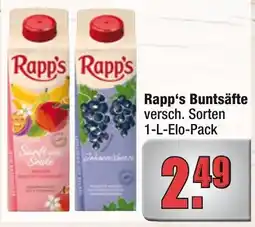 Profi Getränke Rapp's Buntsäfte Angebot