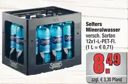 Profi Getränke Selters Mineralwasser Angebot