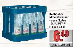 Profi Getränke Rosbacher Mineralwasser Angebot
