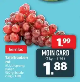 Markant kernlos Tafeltrauben rot Angebot