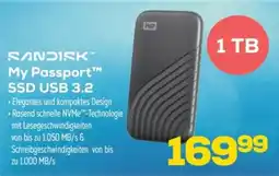 Euronics SANDISK My Passport SSD USB 3.2 Angebot