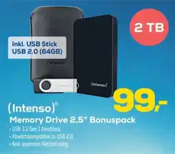 Euronics (Intenso) Memory Drive 2,5" Bonuspack Angebot