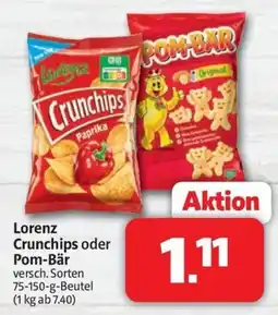 Markant Lorenz Crunchips oder Pom-Bär Angebot