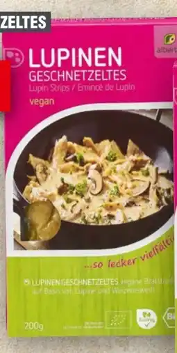 Handelshof Alberts Bio Lupinen Geschnetzeltes Vegan Angebot