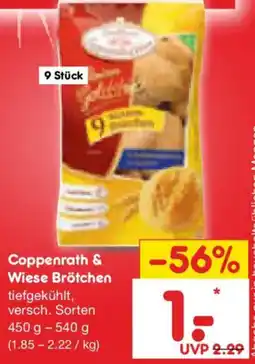 Netto Marken-Discount Coppenrath & Wiese Brötchen Angebot