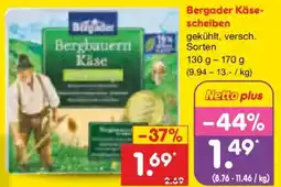Netto Marken-Discount Bergader Bergbauern Käse Angebot
