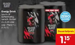 Netto Marken-Discount Energy Drink BLACK CAT Angebot