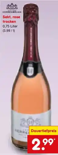 Netto Marken-Discount Sekt, rose trocken Angebot