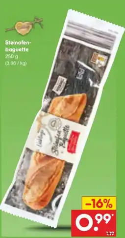 Netto Marken-Discount Steinofen-baguettes Angebot