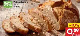 Netto Marken-Discount BACKSTUBE Weizenmischbrot Angebot