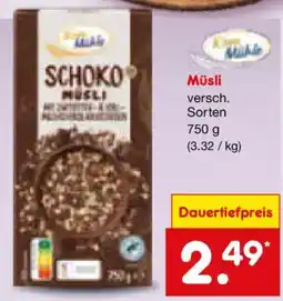 Netto Marken-Discount Schoko Müsli Angebot