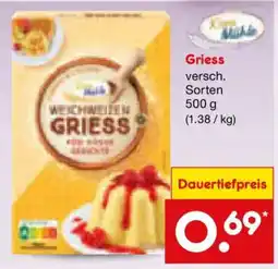 Netto Marken-Discount Weichweizen Griess Angebot