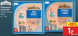 Netto Marken-Discount Hofmaier Frischwurst-Aufschnitt Angebot