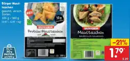 Netto Marken-Discount BÜRGER Maul taschen Angebot