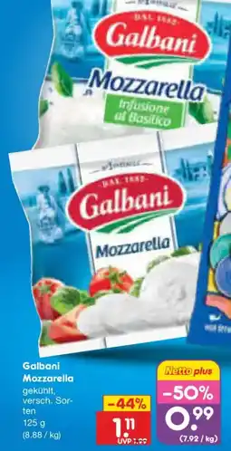Netto Marken-Discount Galbani Mozzarella Angebot