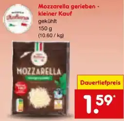 Netto Marken-Discount Mozzarella gerieben Angebot