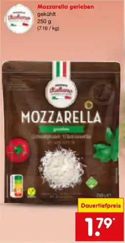 Netto Marken-Discount Mozzarella gerieben Angebot